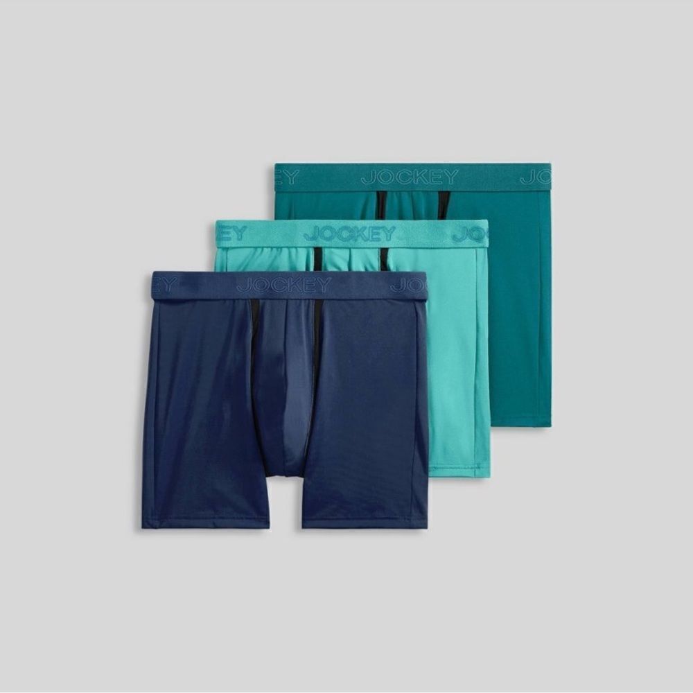 Jockey Generation Men's No Chafe
Underwear 3pk - Blue S‎ D12